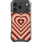 Autumn Heart Pattern iPhone 18 Pro Clear Case