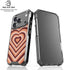 Autumn Heart Pattern iPhone 18 Pro Clear Case