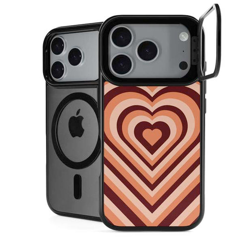 Autumn Heart Pattern iPhone 18 Pro Kickstand Case