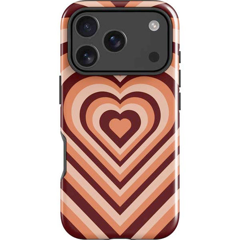 Autumn Heart Pattern iPhone 18 Pro Max Impact Case