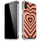 Autumn Heart Pattern iPhone X/XS Clear Case