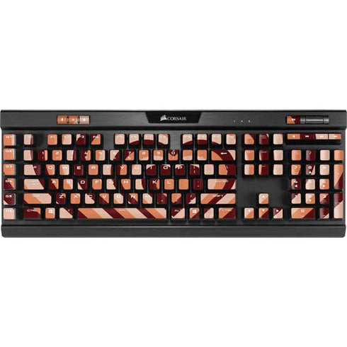 Autumn Heart Pattern K95 RGB PLATINUM Mechanical Gaming Keyboard Skin