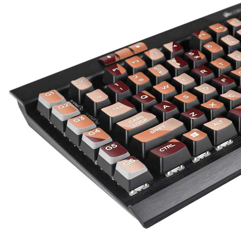 Autumn Heart Pattern K95 RGB PLATINUM Mechanical Gaming Keyboard Skin