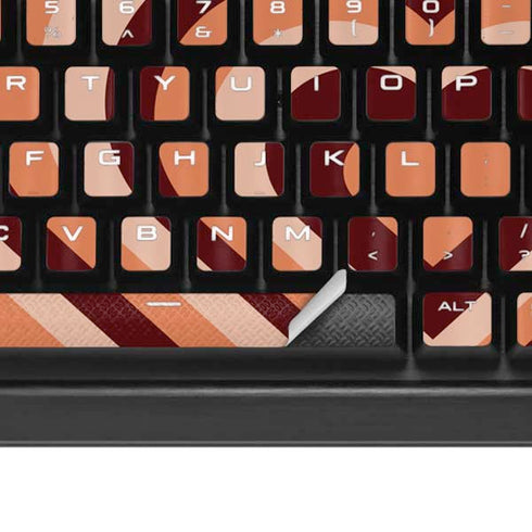 Autumn Heart Pattern K95 RGB PLATINUM Mechanical Gaming Keyboard Skin