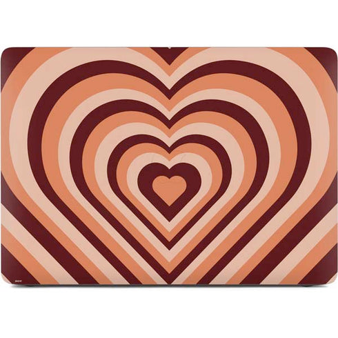 Autumn Heart Pattern Apple MacBook Air Skin