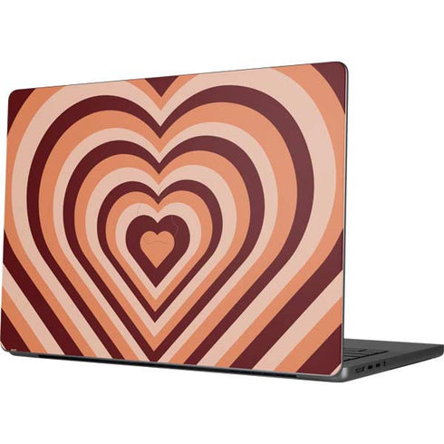 Autumn Heart Pattern Apple MacBook Pro 14-inch Skin
