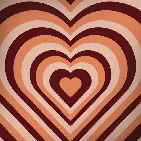 Autumn Heart Pattern MacBook Skins