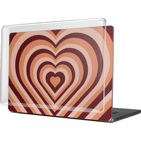Autumn Heart Pattern MacBook Cases