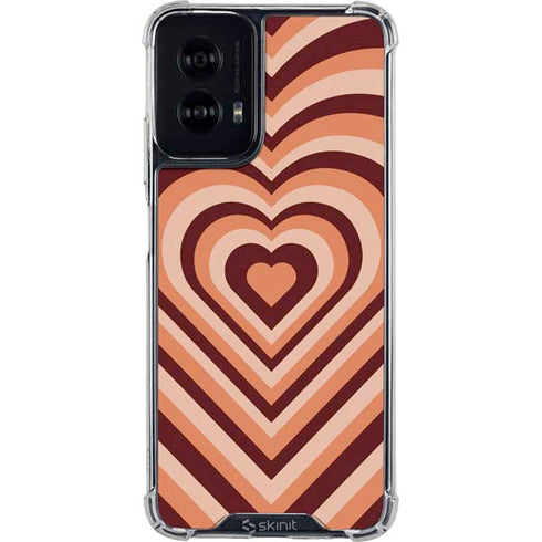 Autumn Heart Pattern Moto G Power 5G (2024) Clear Case
