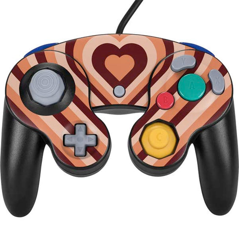 Autumn Heart Pattern Nintendo Skins