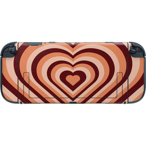 Autumn Heart Pattern Nintendo Switch 2 (2025) with Joy-Con Skin