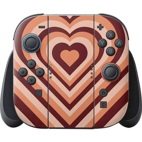 Autumn Heart Pattern Nintendo Switch 2 (2025) Joy-Con Controller Skin