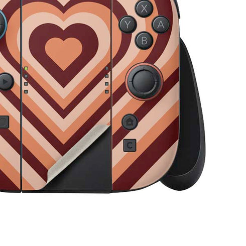 Autumn Heart Pattern Nintendo Switch 2 (2025) Joy-Con Controller Skin
