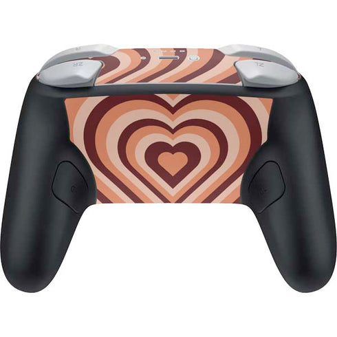 Autumn Heart Pattern Nintendo Switch 2 (2025) Pro Controller Skin