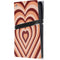 Autumn Heart Pattern PS5 Pro Console Skin