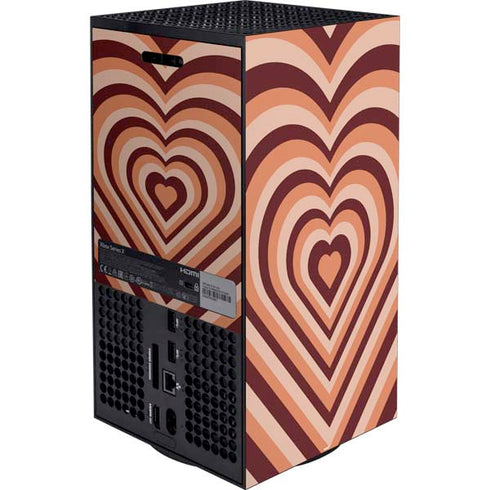 Autumn Heart Pattern XBox Series X Digital Edition Bundle Skin