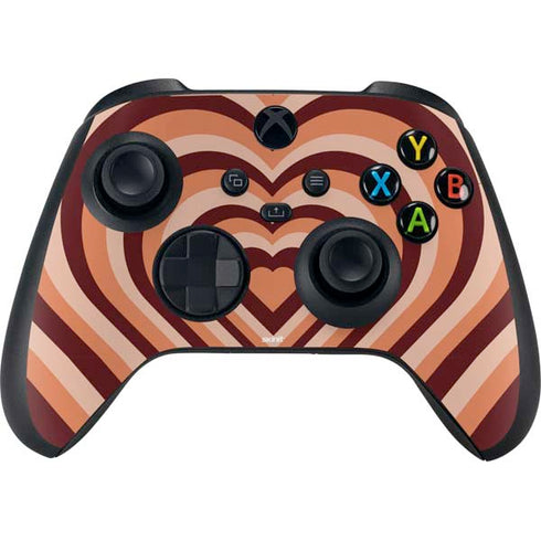 Autumn Heart Pattern XBox Series X Digital Edition Bundle Skin