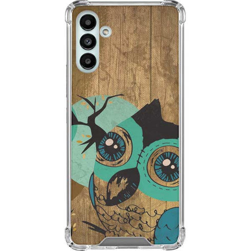 Autumn Owl Galaxy A13 5G Clear Case