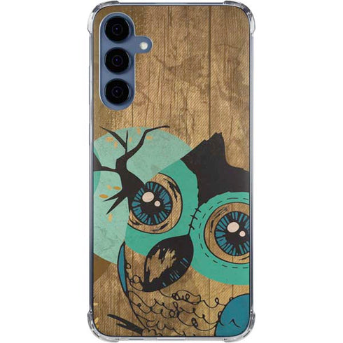 Autumn Owl Galaxy A35 5G Clear Case