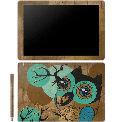 Autumn Owl Galaxy Book 12in Skin