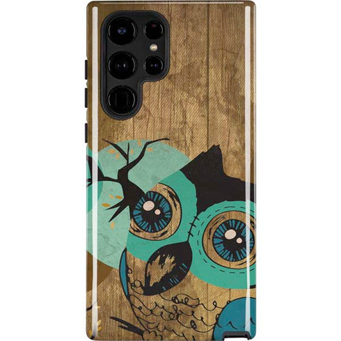 Autumn Owl Galaxy Cases