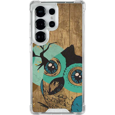 Autumn Owl Galaxy S25 Ultra Clear Case