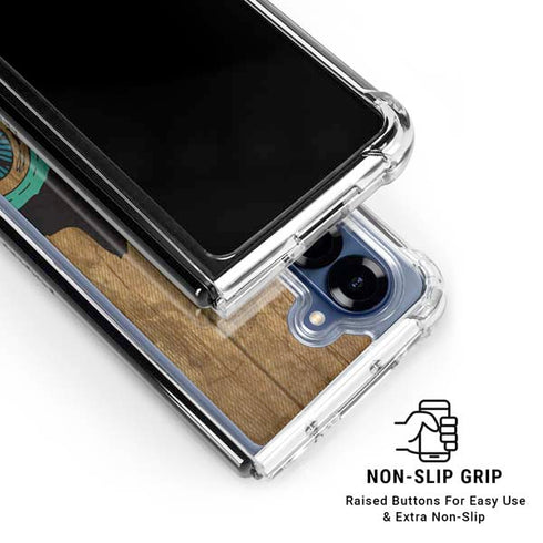 Autumn Owl Galaxy Z Fold6 Clear Case