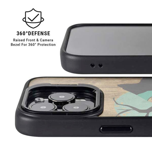 Autumn Owl iPhone 13 Pro Kickstand Case
