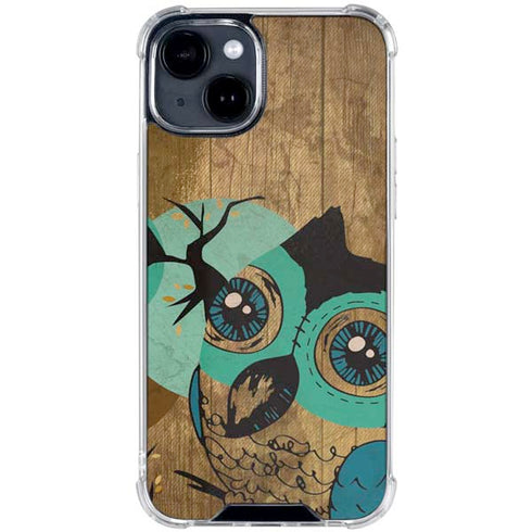 Autumn Owl iPhone 15 Clear Case