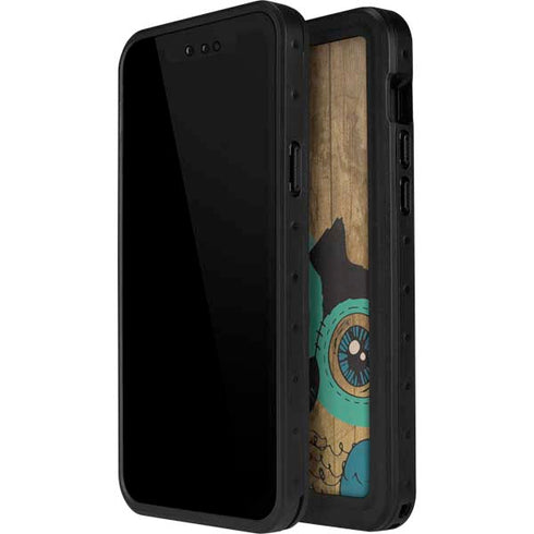 Autumn Owl iPhone 15 Pro Waterproof Case
