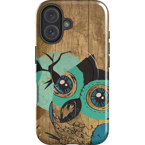 Autumn Owl iPhone 16 Magsafe Impact Case