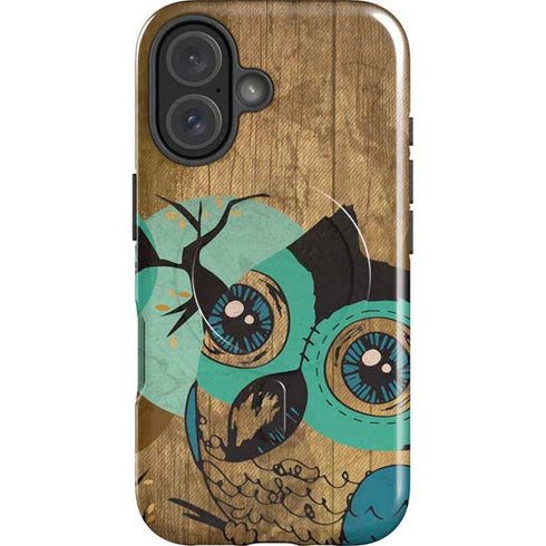 Autumn Owl iPhone 16 Plus Magsafe Impact Case