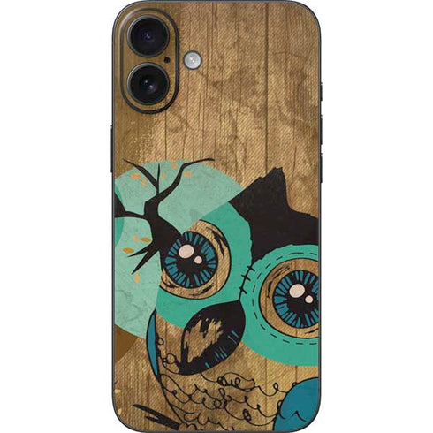 Autumn Owl iPhone 16 Plus Skin