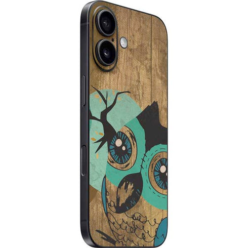 Autumn Owl iPhone 16 Plus Skin