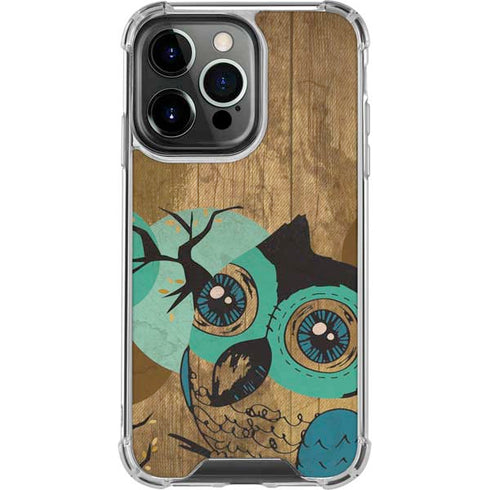 Autumn Owl iPhone 16 Pro Clear Case