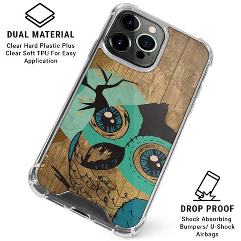Autumn Owl iPhone 16 Pro Max Clear Case