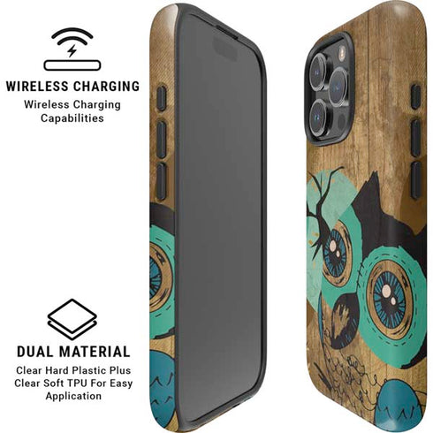 Autumn Owl iPhone 16 Pro Max Magsafe Impact Case
