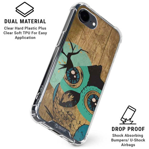 Autumn Owl iPhone 16e Clear Case