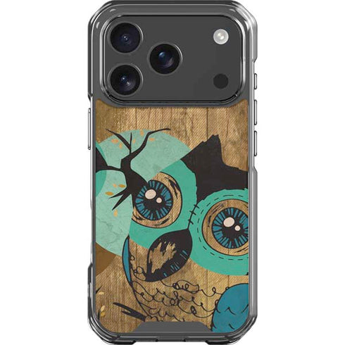 Autumn Owl iPhone 18 Pro Clear Case