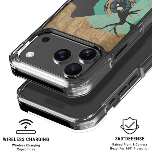 Autumn Owl iPhone 18 Pro Clear Case
