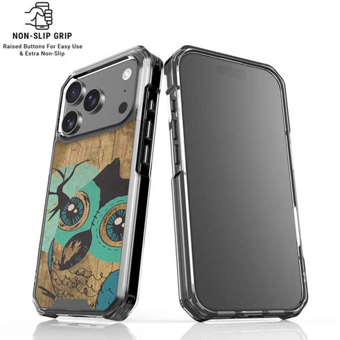 Autumn Owl iPhone 18 Pro Clear Case