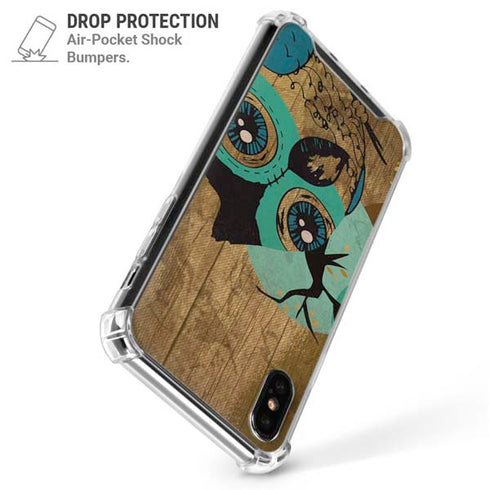 Autumn Owl iPhone X/XS Clear Case