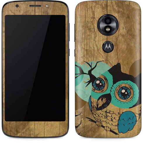 Autumn Owl Moto E5 Play Skin