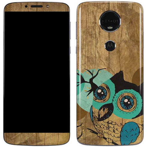 Autumn Owl Moto E5 Plus Skin