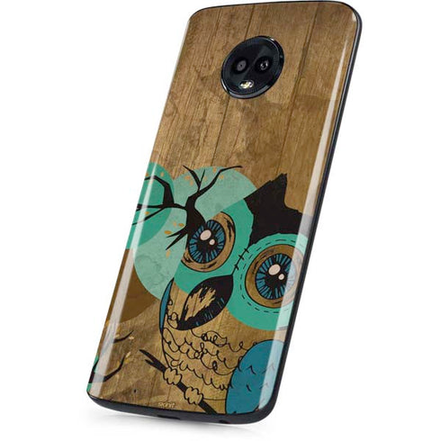 Autumn Owl Moto G6 Skin