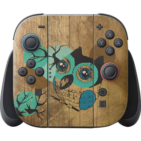 Autumn Owl Nintendo Switch 2 (2025) Joy-Con Controller Skin