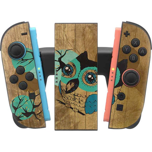Autumn Owl Nintendo Switch 2 (2025) Joy-Con Controller Skin