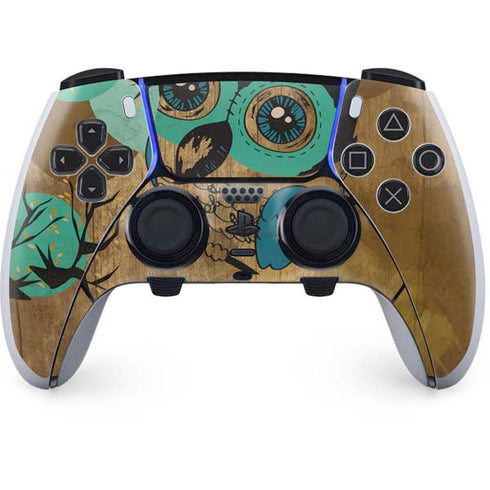 Autumn Owl PS5 DualSense Edge Pro Controller Skin