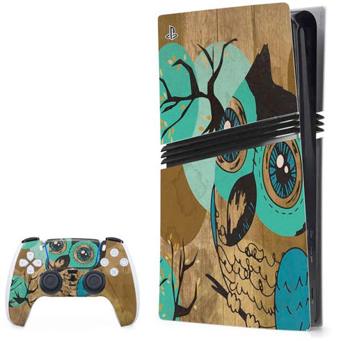 Autumn Owl PS5 Pro Bundle Skin