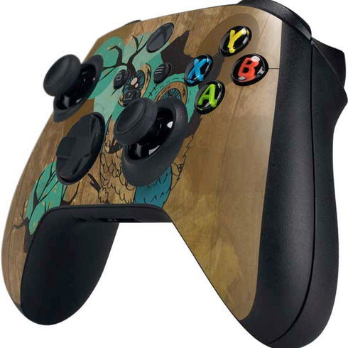 Autumn Owl Xbox Series X Controller Skin